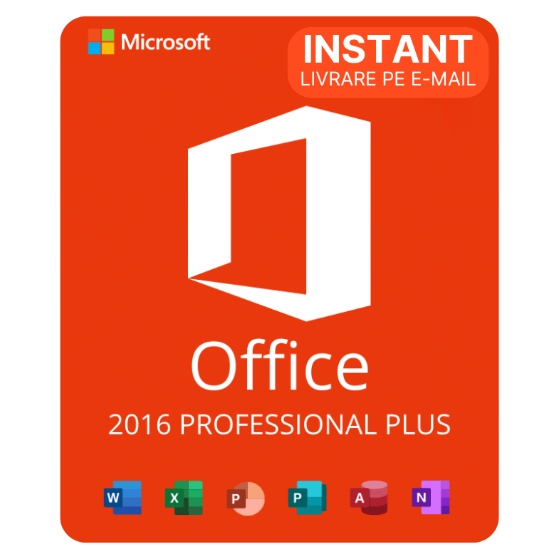 Office Pro Plus 2016, Activare Online, Licență Permanentă