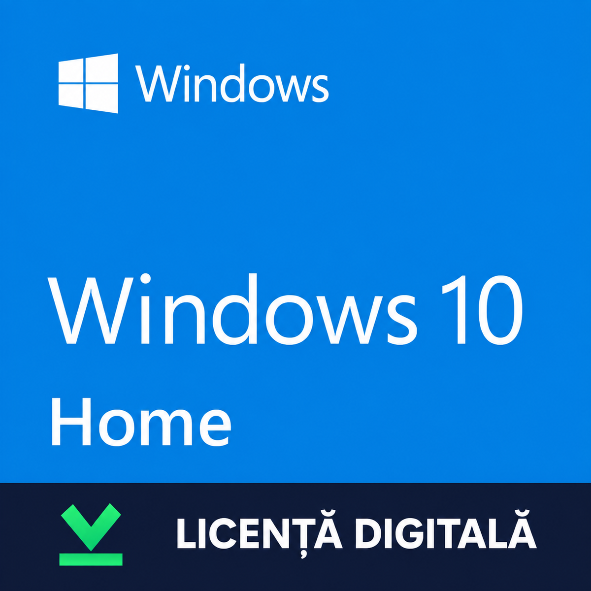 Licență Windows 10 Home – cheie digitală